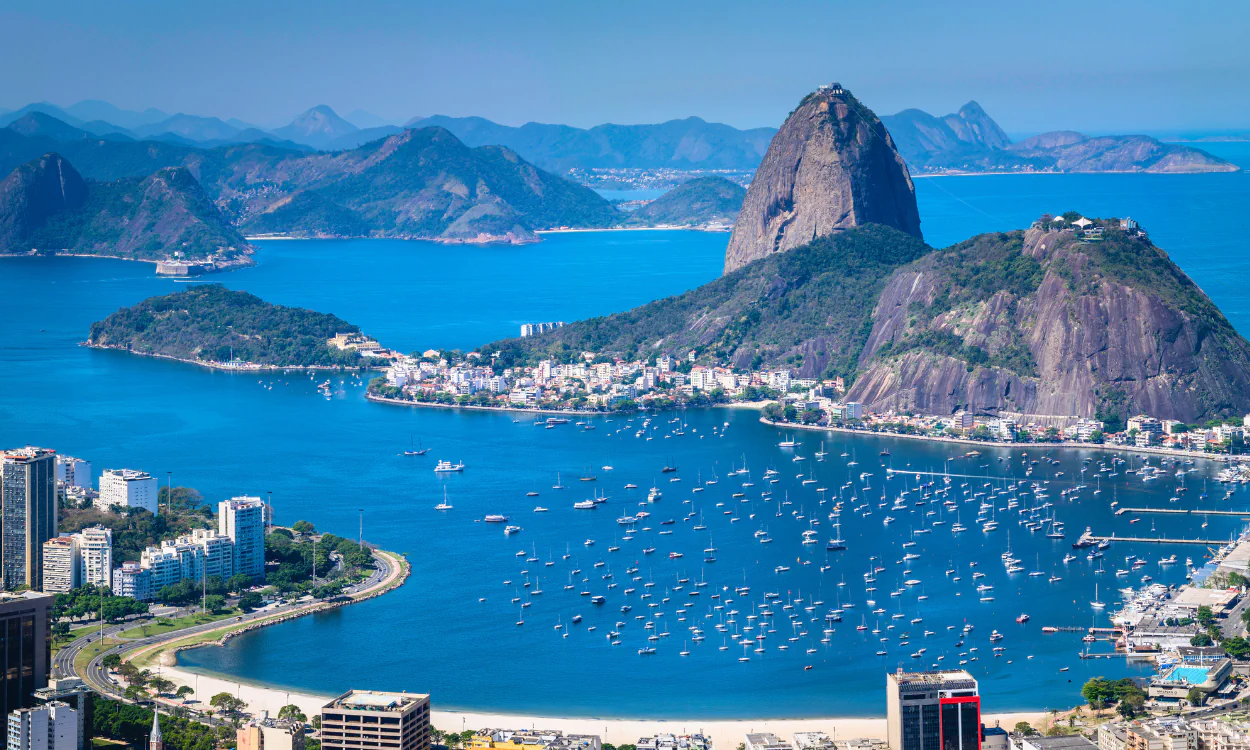 Panoramablick auf Rio de Janeiro Panoramablick auf Rio de Janeiro